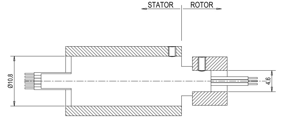 超微型滑環(huán)安裝示意圖 超微型滑環(huán)安裝示意圖